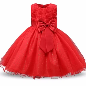 Robe De Princesse Rouge Pour Fille