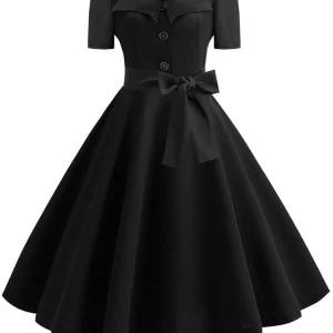 Robe évasée coupe années 60