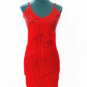 Robe Longue Rouge Année 20