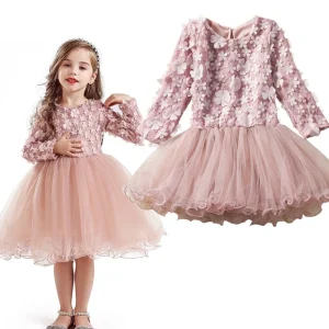 Robe Princesse Petite Fille Rose