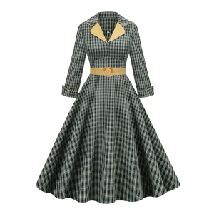 Robe Verte Année 50