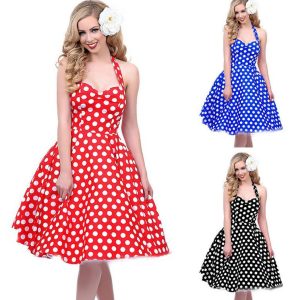 Robes A Pois Année 50