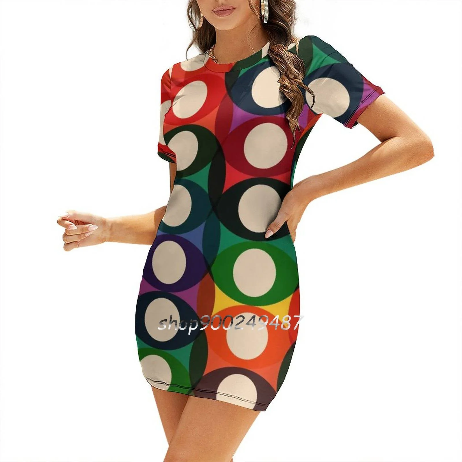 Robes Courte Style Années 70 – Image 7