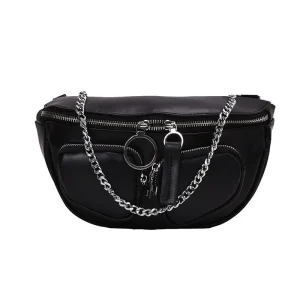 Sac banane vintage cuir