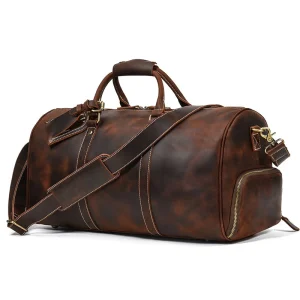Sac De Sport Cuir Homme Vintage