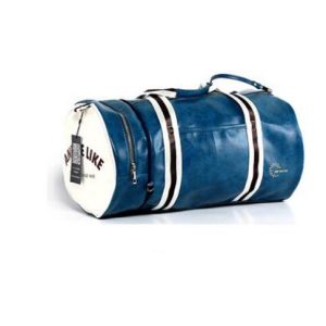 Sac De Sport Vintage Bleu Années 50-60