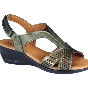 Sandales Orthopédiques Femme ADOUR Marron Doré