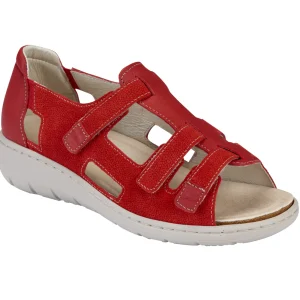 Sandales Orthopédiques Femme ADOUR Rouge
