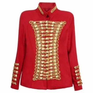 Veste Col Mao Vintage Femme Années 60