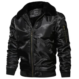 Veste Cuir Noir Homme Vintage