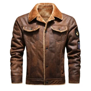 Veste Homme Cuir Vintage