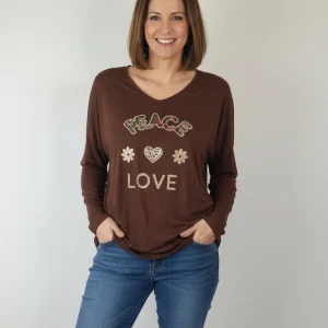 Pull Peace & Love Oversize – Sequins Angora Viscose – Made in Italy 40-48